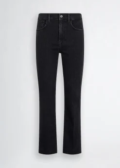 Jeans bootcut a vita alta