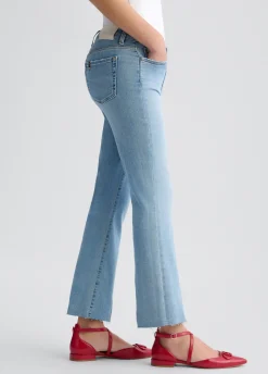 Jeans bootcut a vita alta