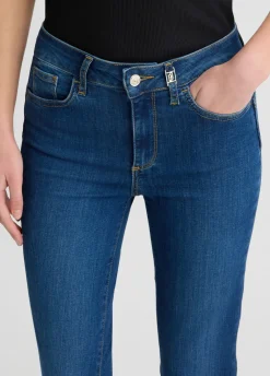 Jeans bootcut a vita alta