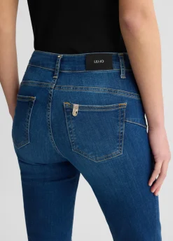 Jeans bootcut a vita alta