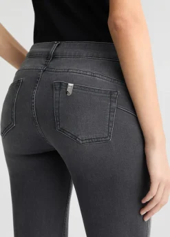 Jeans bootcut con strass