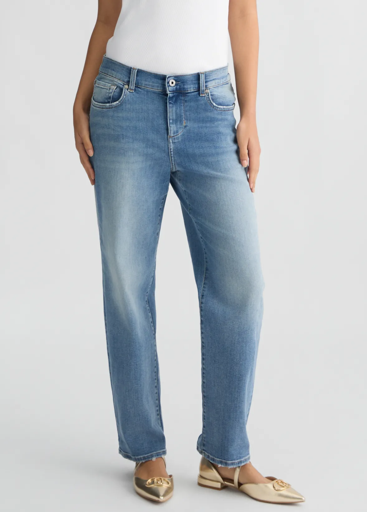 Jeans boyfriend a vita bassa