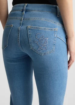 Jeans Capri con strass