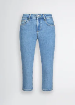 Jeans Capri con strass