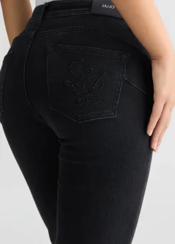 Jeans Capri con strass