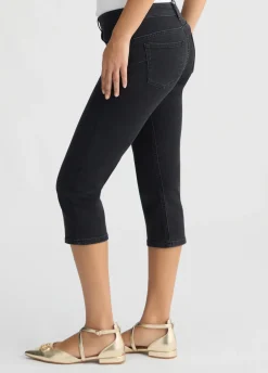 Jeans Capri con strass