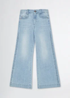 Jeans flare a vita alta