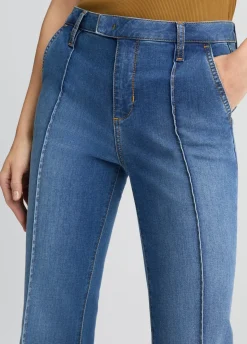 Jeans flare a vita alta