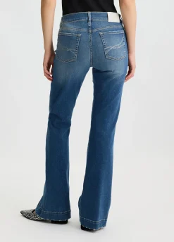 Jeans flare a vita alta