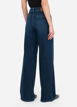 Jeans flare a vita alta