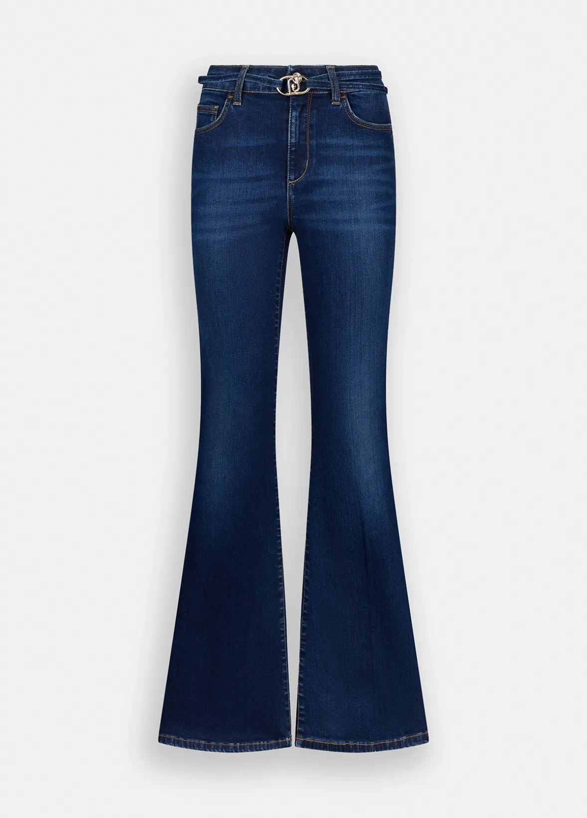 Jeans flare con cintura