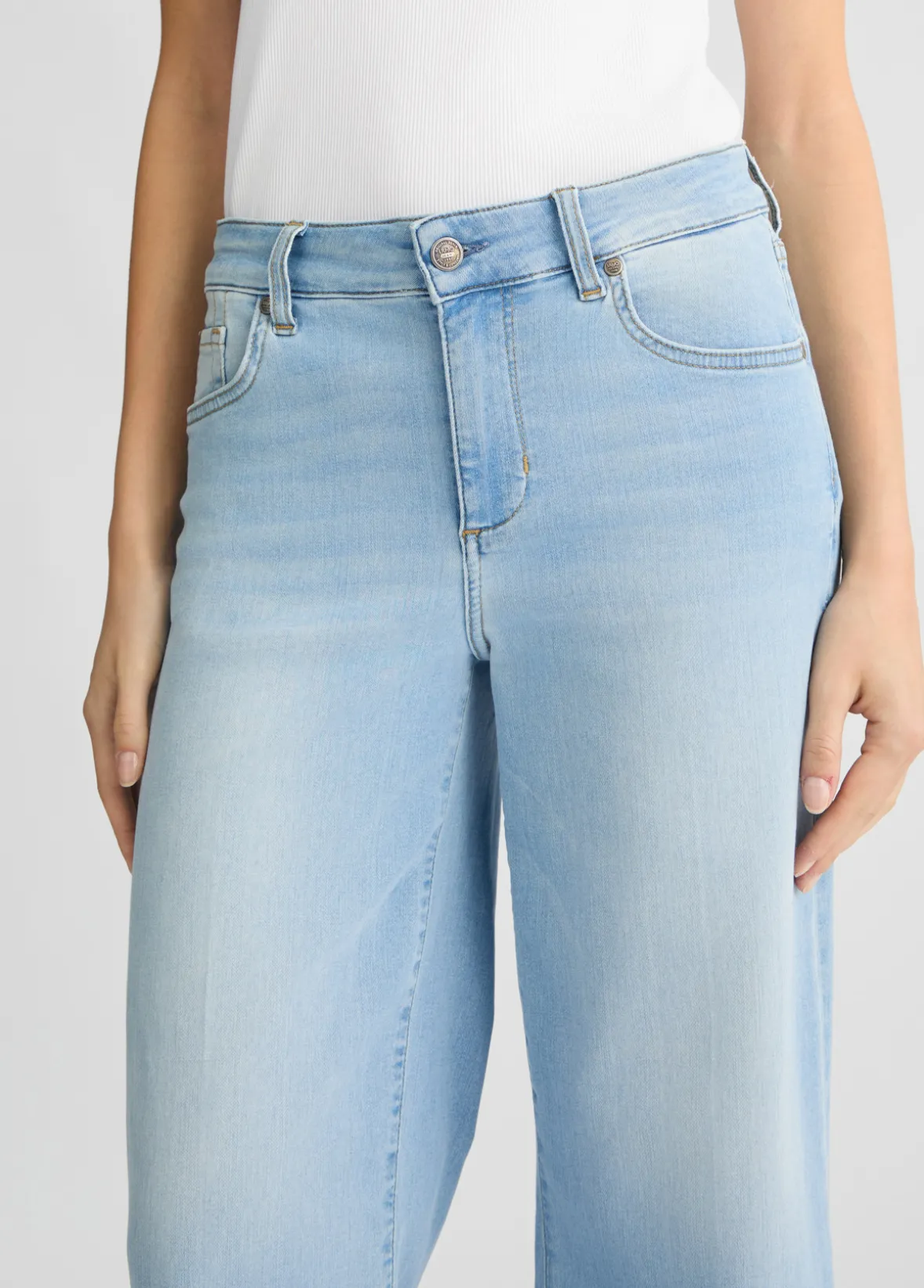 Jeans flare cropped