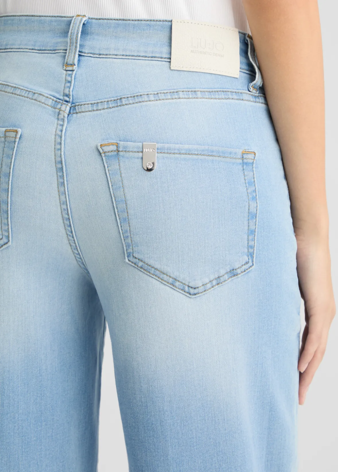Jeans flare cropped