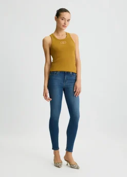 Jeans skinny a vita alta