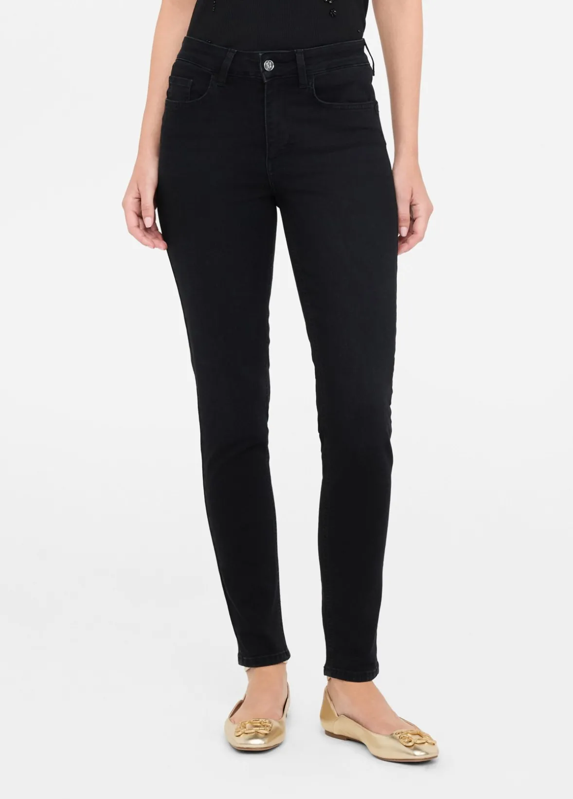 Jeans skinny a vita alta