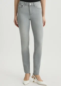 Jeans skinny a vita alta