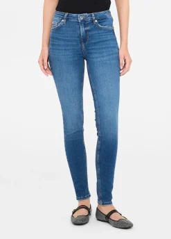Jeans skinny a vita alta