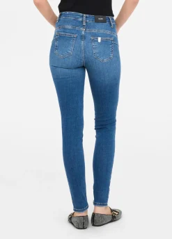 Jeans skinny a vita alta