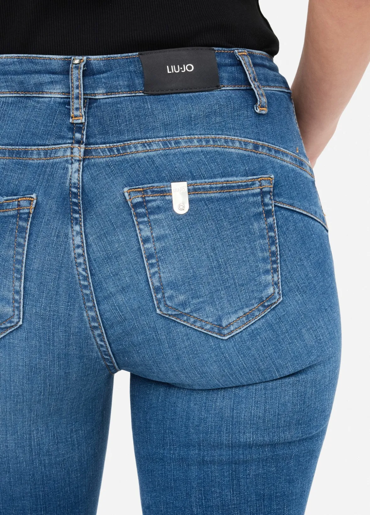 Jeans skinny a vita alta