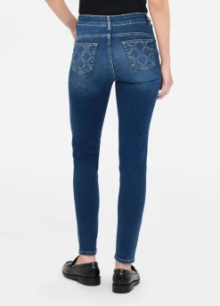 Jeans skinny a vita alta