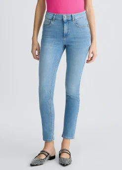Jeans skinny a vita alta