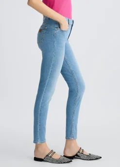 Jeans skinny a vita alta