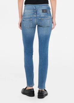 Jeans skinny a vita alta