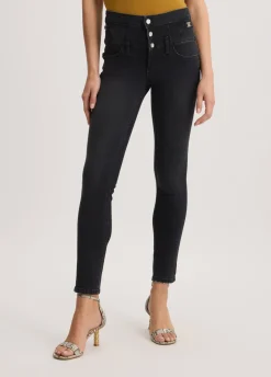 Jeans skinny a vita alta