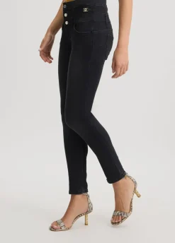 Jeans skinny a vita alta