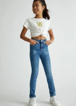 Jeans skinny a vita alta