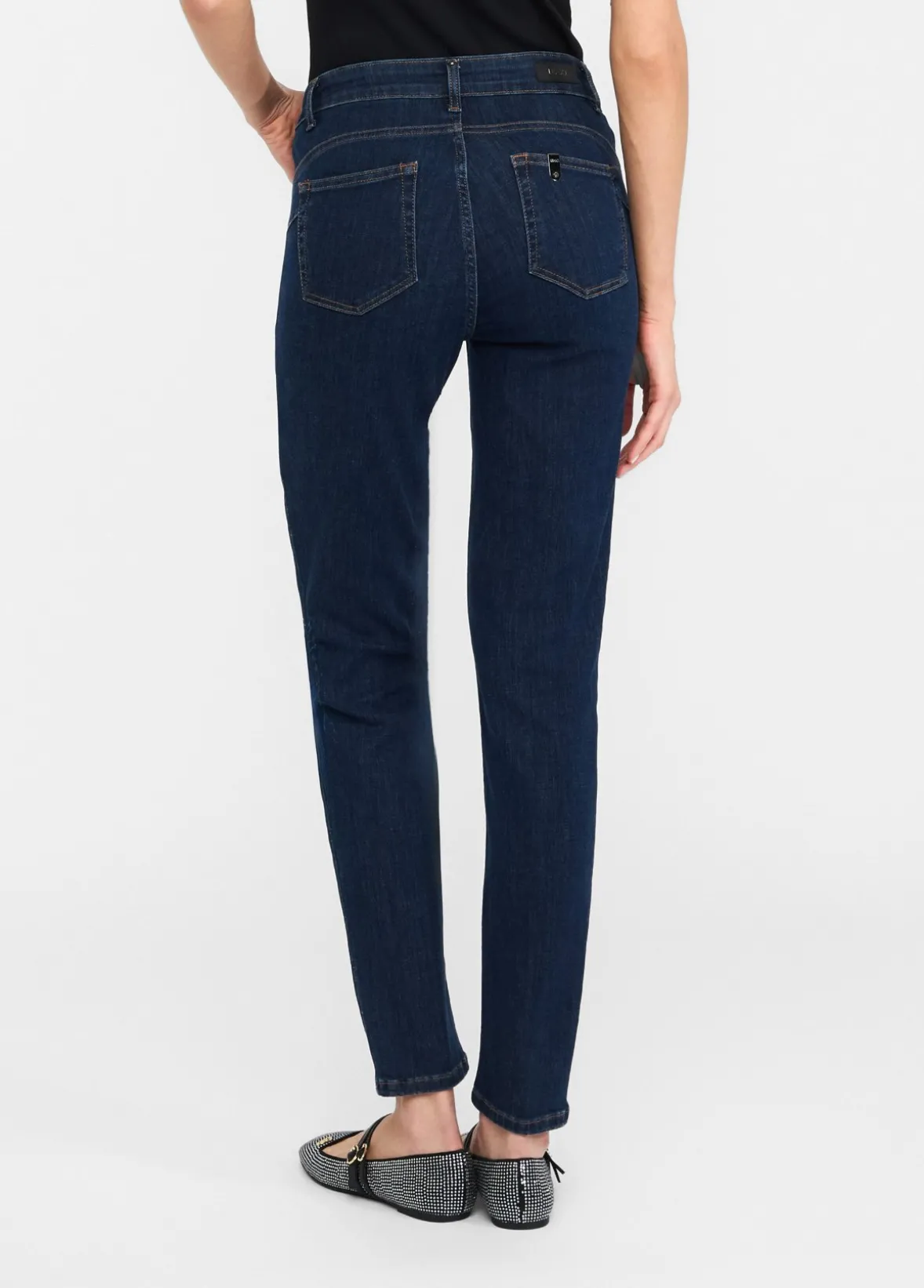 Jeans skinny a vita alta