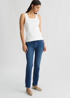 Jeans skinny bottom up
