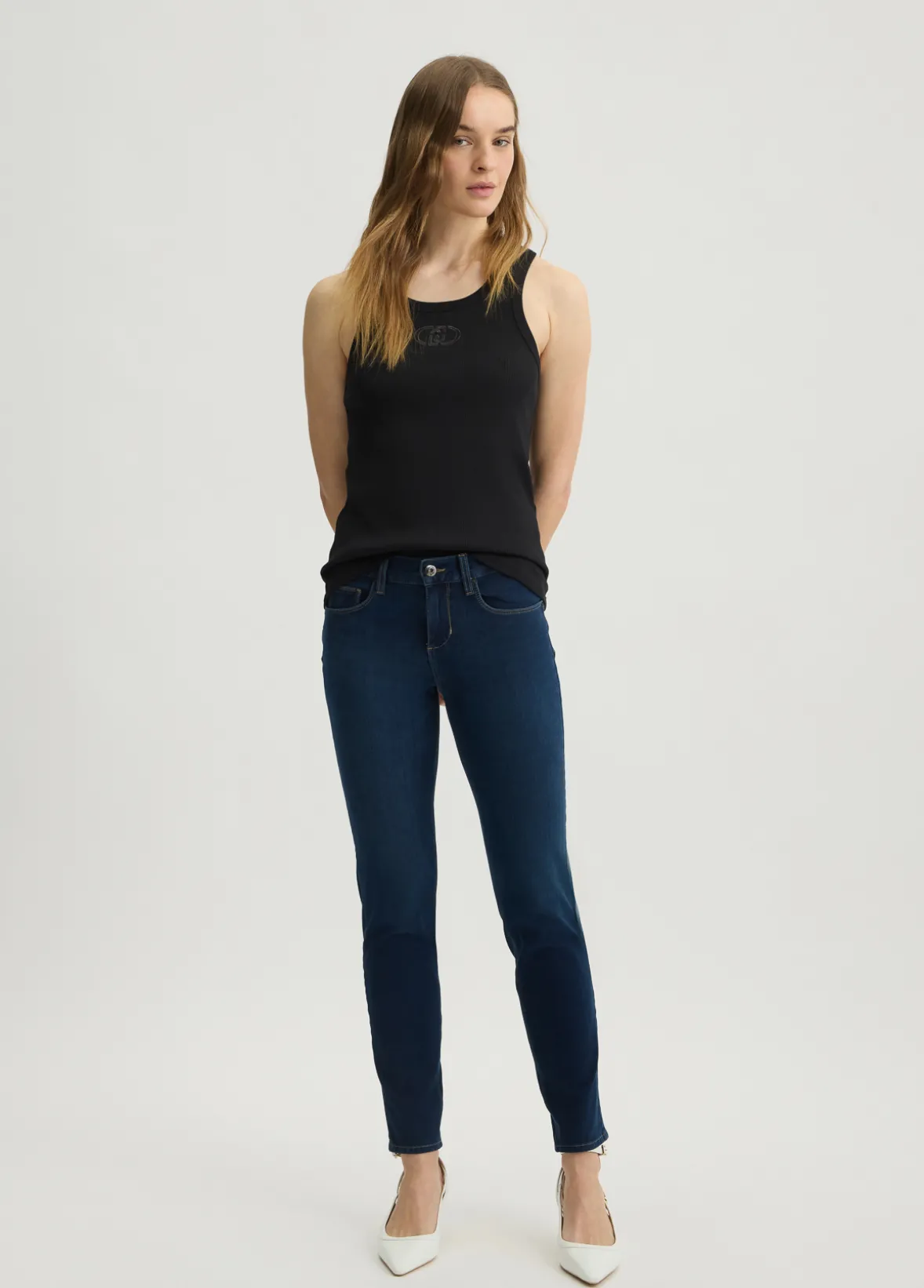 Jeans skinny bottom up