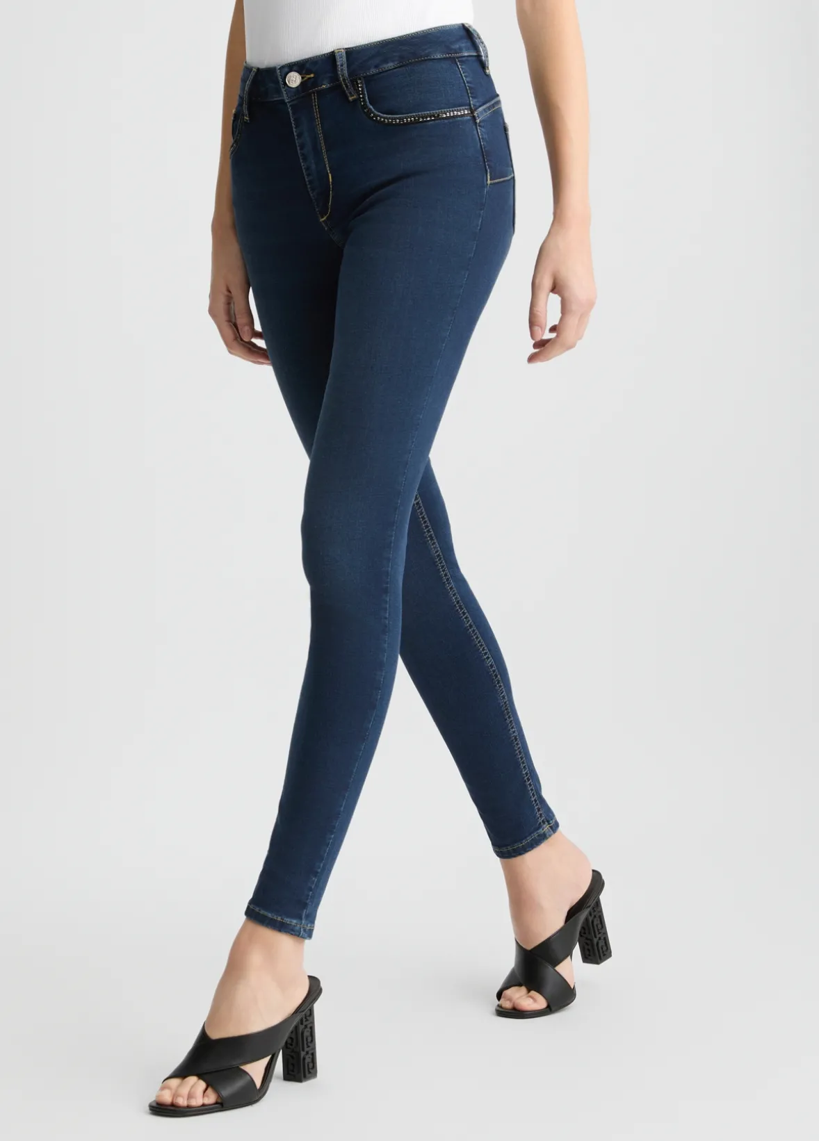 Jeans skinny bottom up