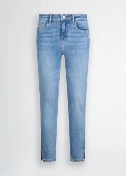 Jeans skinny con borchie