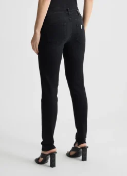 Jeans skinny con spacchetti