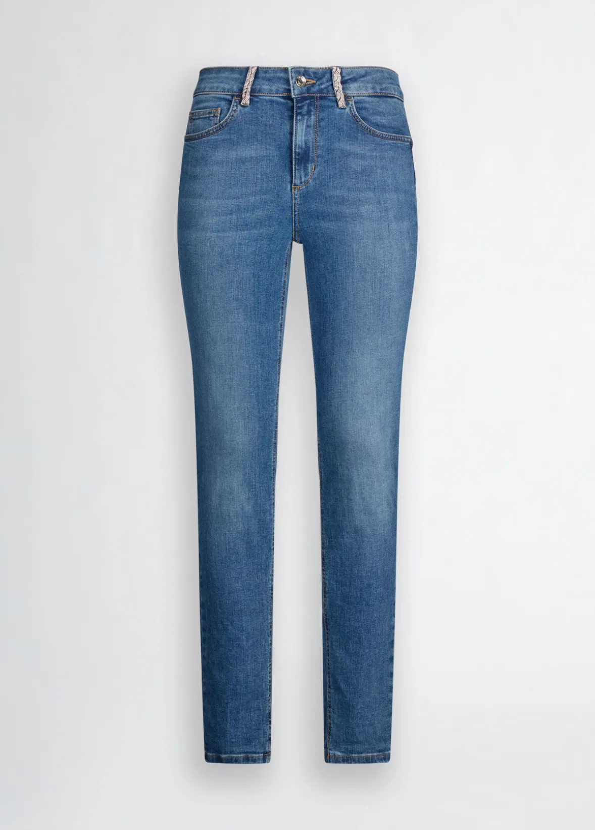 Jeans skinny con strass