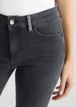 Jeans skinny con strass