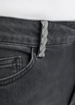 Jeans skinny con strass