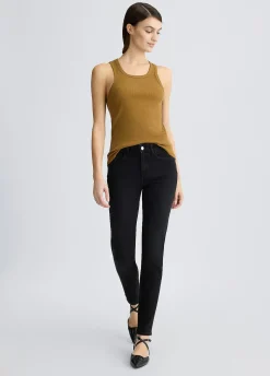Jeans skinny con strass