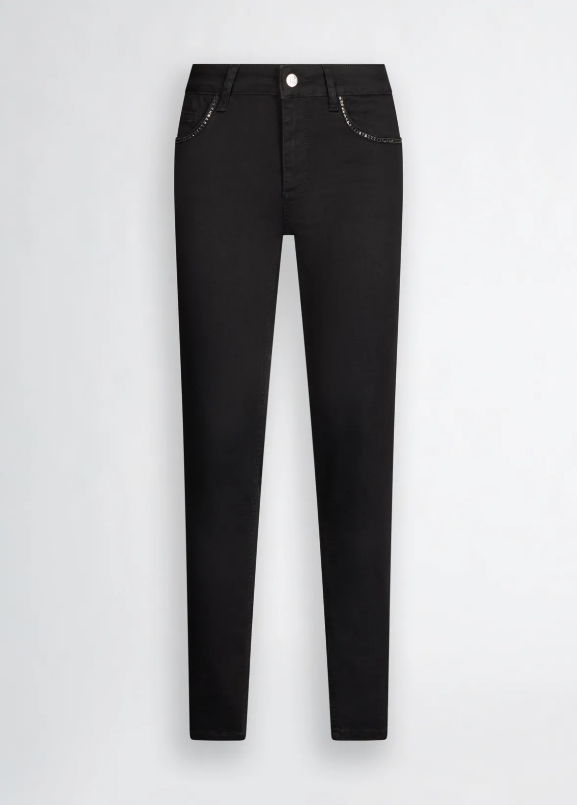 Jeans skinny con strass