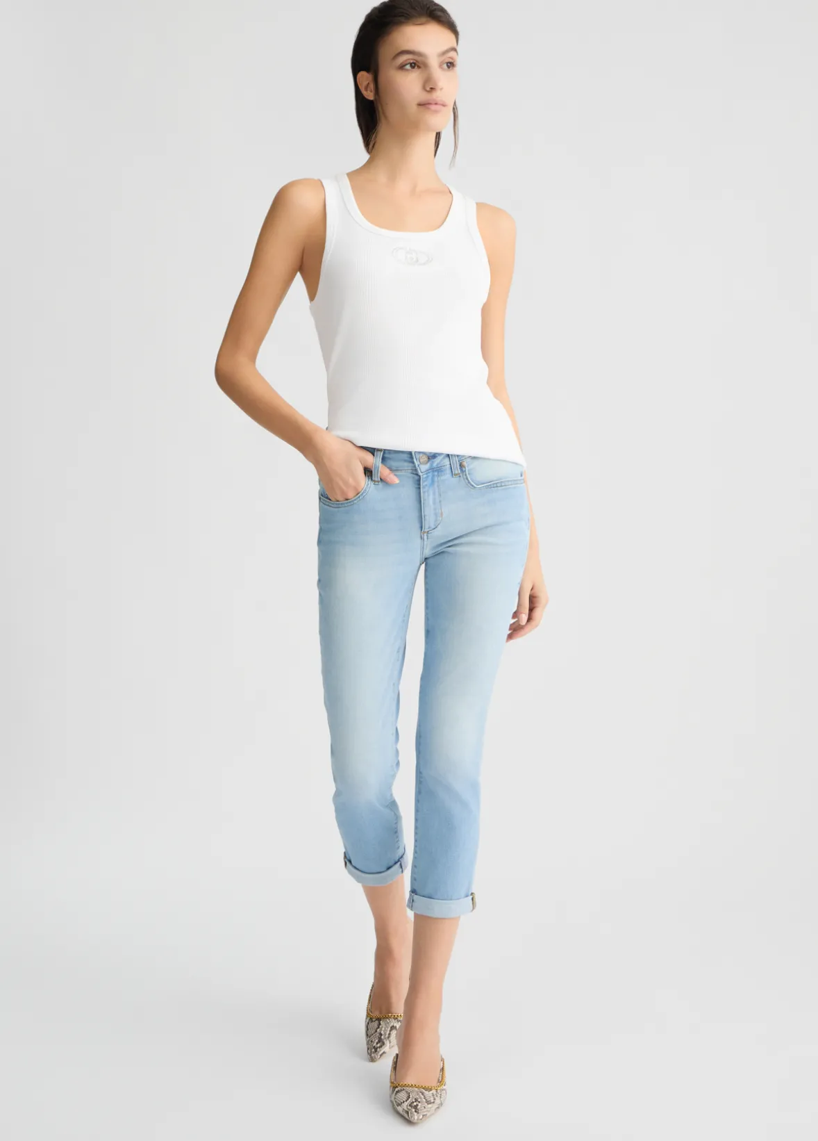 Jeans skinny cropped