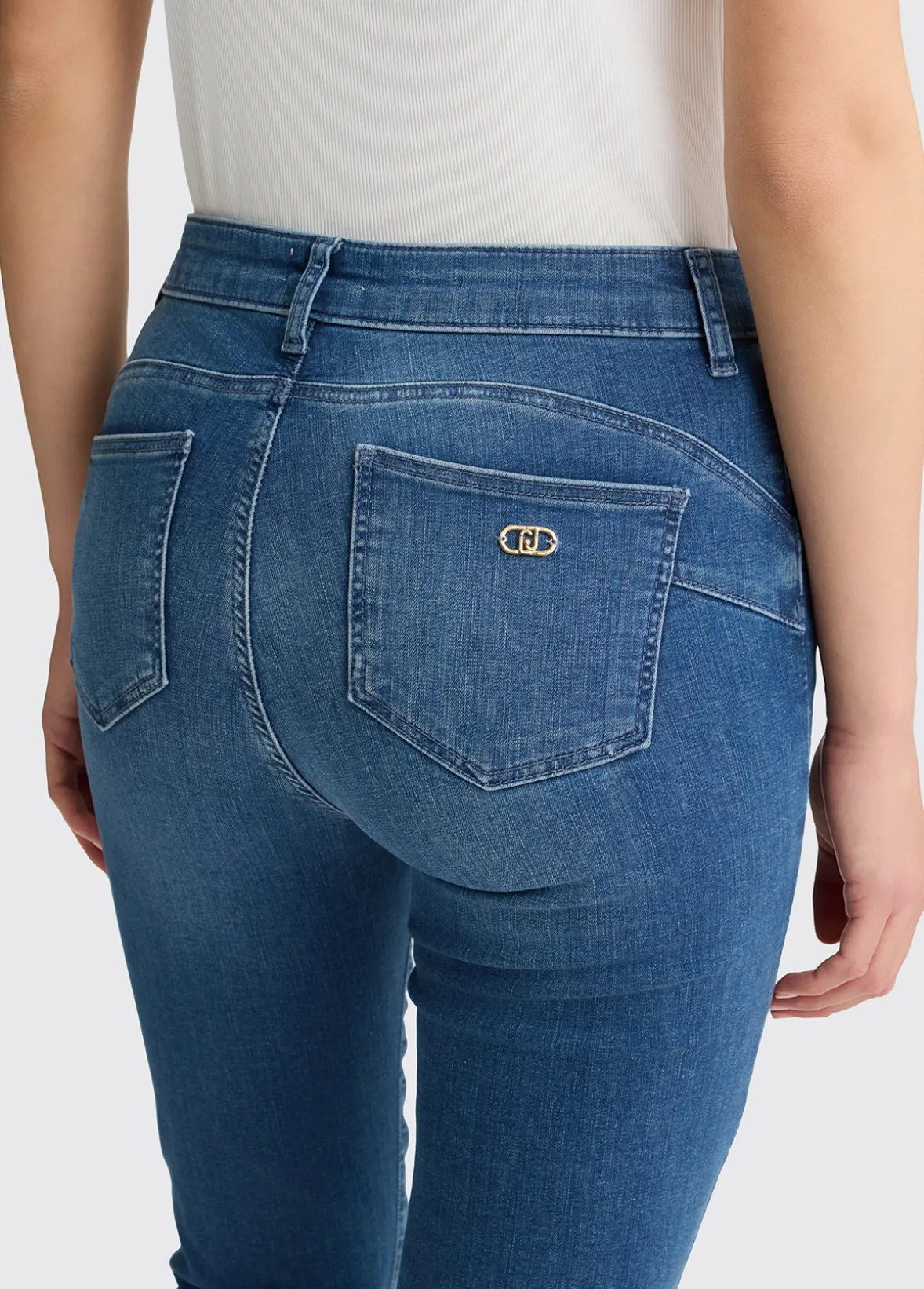 Jeans skinny in cotone used