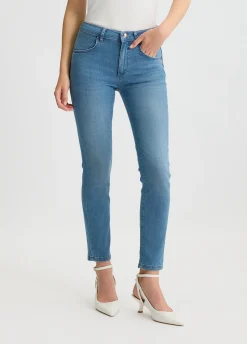 Jeans skinny in cotone used