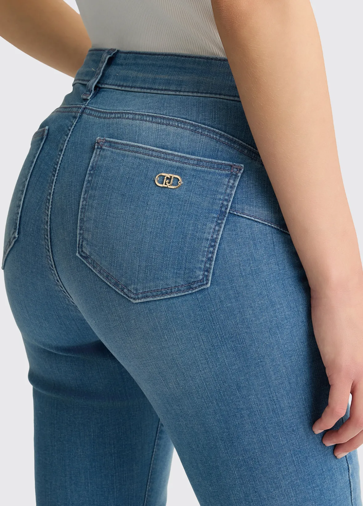 Jeans skinny in cotone used