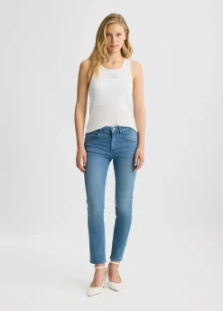 Jeans skinny in cotone used