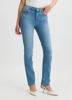 Jeans slim a vita alta