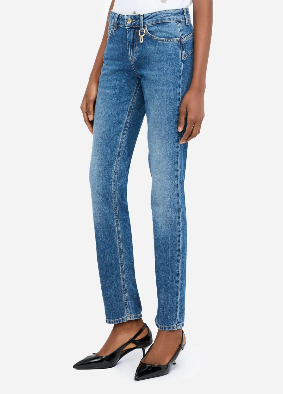 Jeans slim bottom up