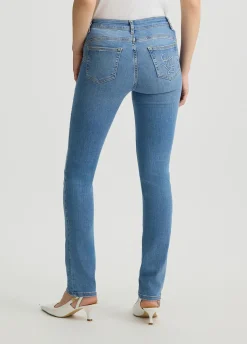 Jeans slim fit con strass