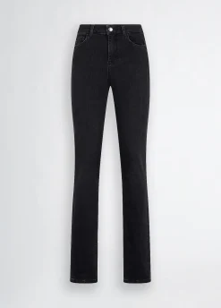 Jeans slim fit con strass